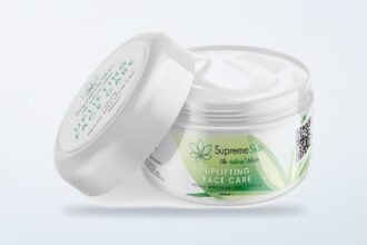 SupremeCBD CBD Uplifting Face Cream 100ml product jar