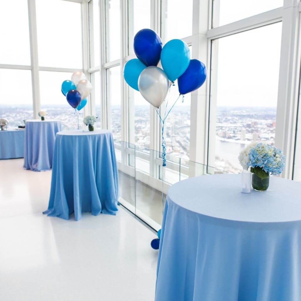 Styled event setting at View Boston Observation Deck