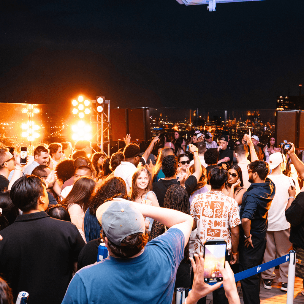 Live music event promotion at View Boston