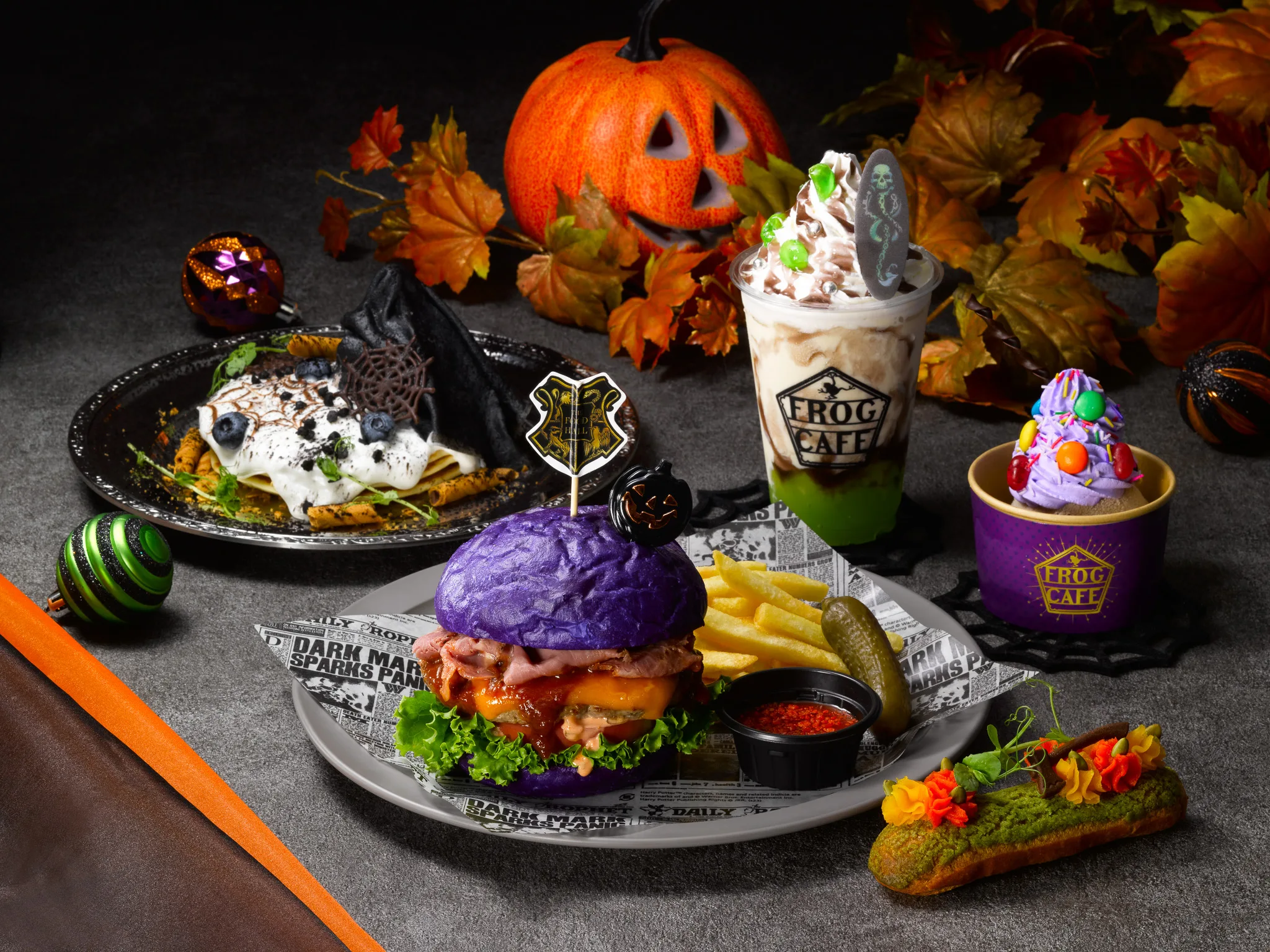 Dark Arts themed food and drinks at Warner Bros. Studio Tour Tokyo