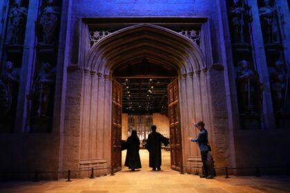 The Great Hall film set at Warner Bros. Studio Tour Tokyo