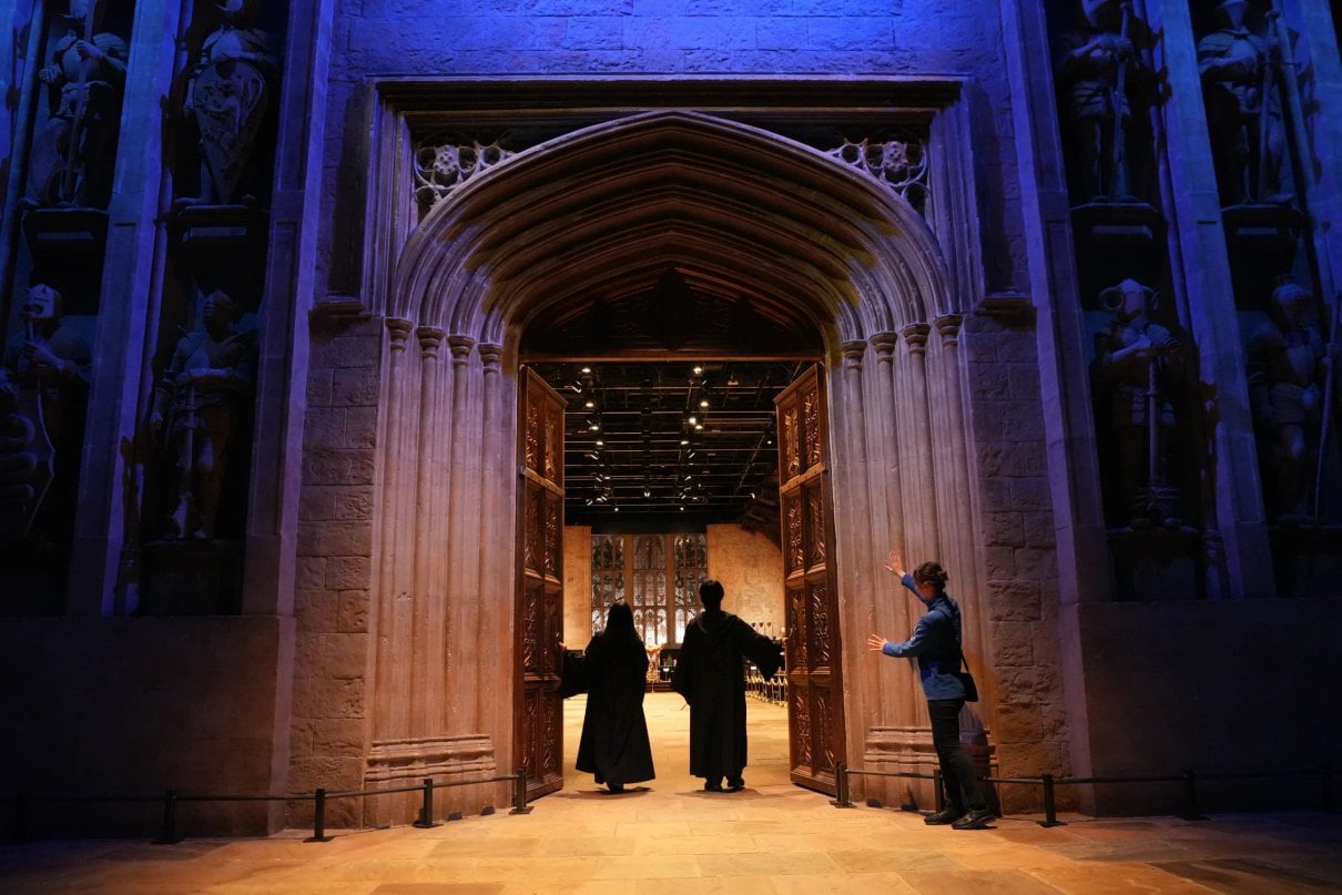 The Great Hall film set at Warner Bros. Studio Tour Tokyo