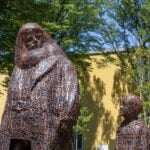 Harry Potter statues outdoors at Warner Bros. Studios Japan