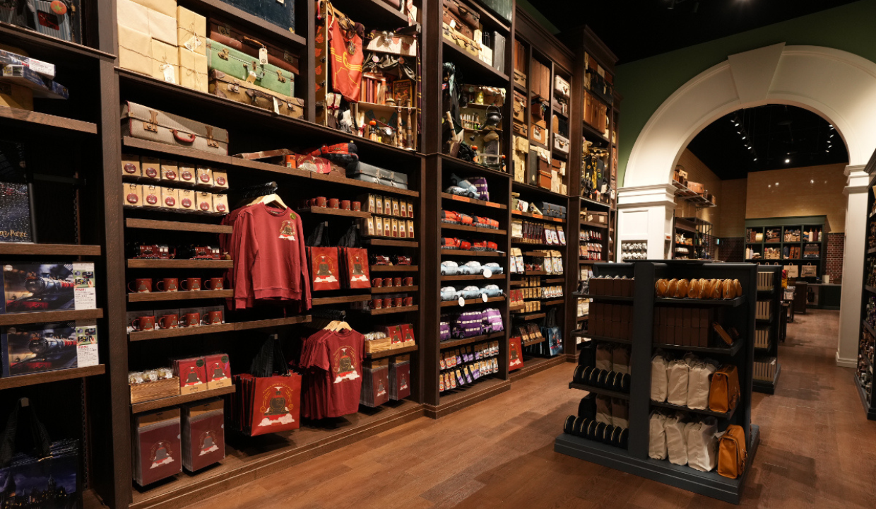 Railway Shop interior at Warner Bros. Studios Japan