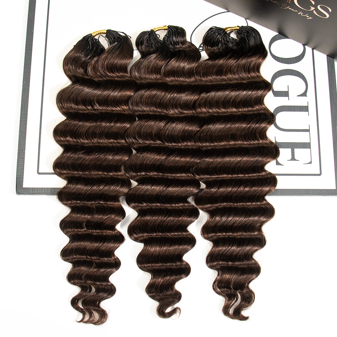 Ombre loose deep wave human crochet hair