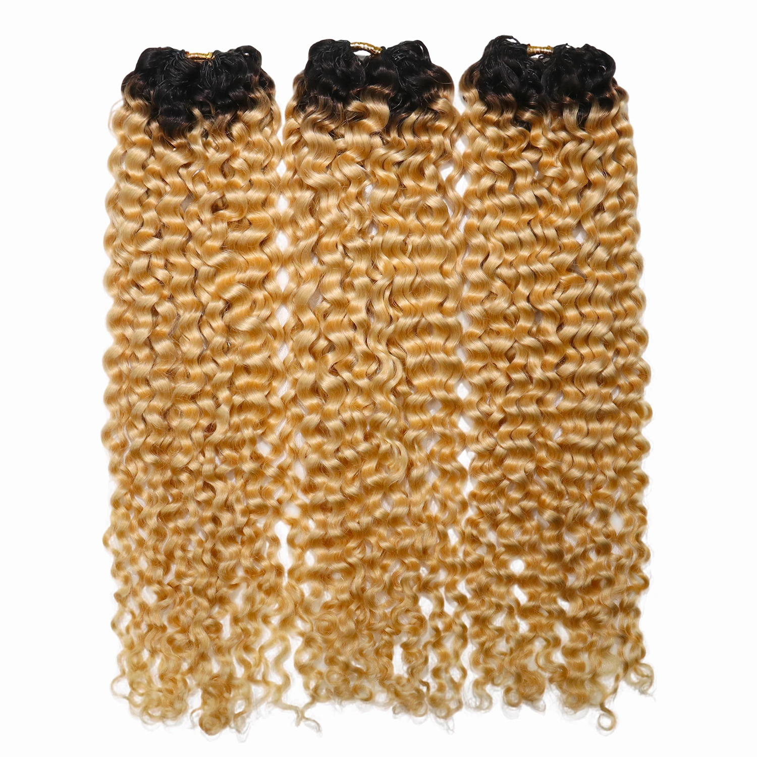 T1B and 613 ombre water wave human crochet hair