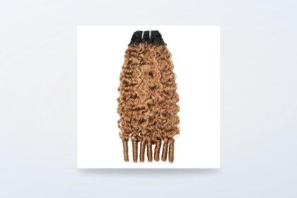 T1B 27 30 613 Burmese water curly weft hair bundles