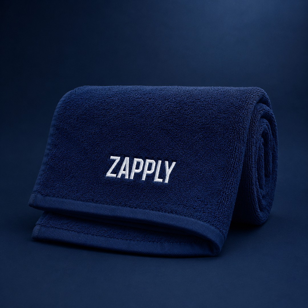 Zapply soft quick-dry gym towel