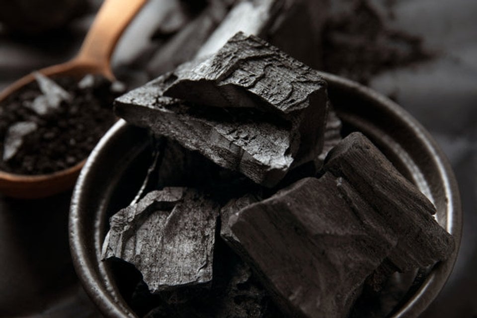 Shilajit pieces shown as a supplement ingredient