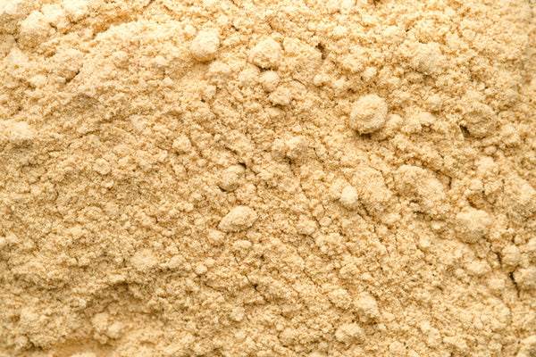 Close-up of fine supplement powder