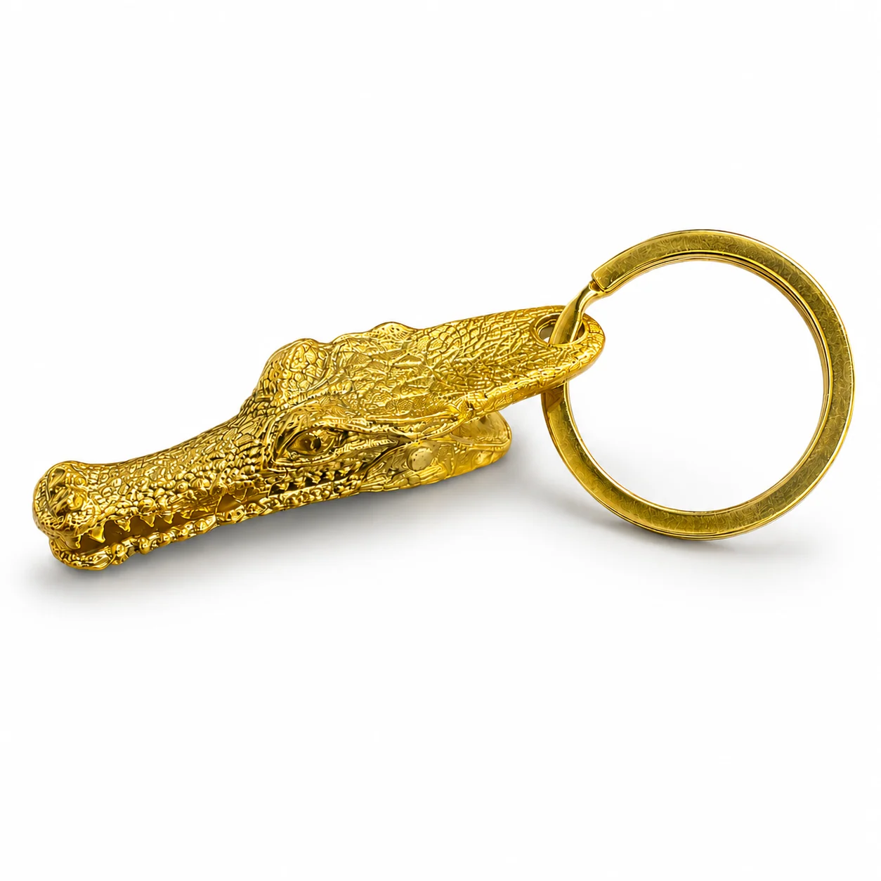 Alligator clip keyring