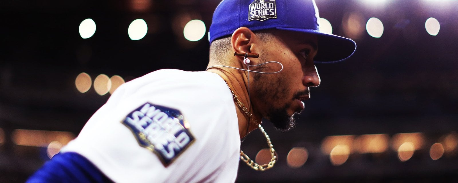 Baseball player close-up during a game