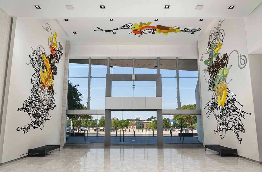 Artwork from the AT&T Stadium art collection