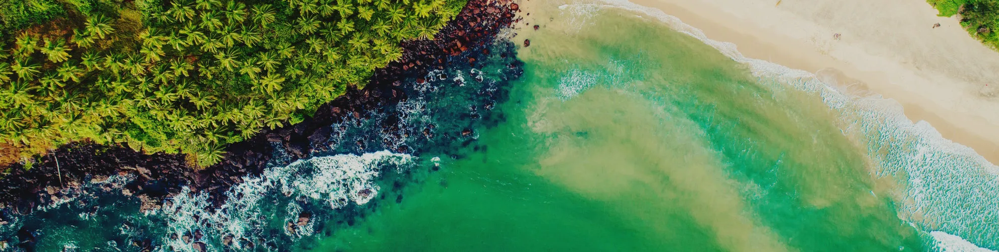 Paesaggio di Bali in una guida di viaggio