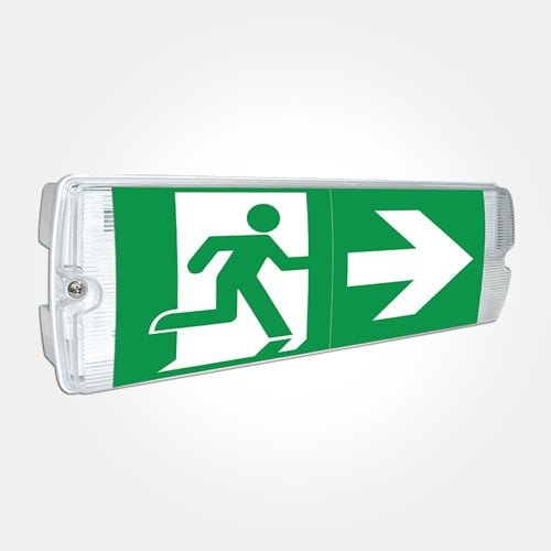 Eterna maintained emergency LED bulkhead