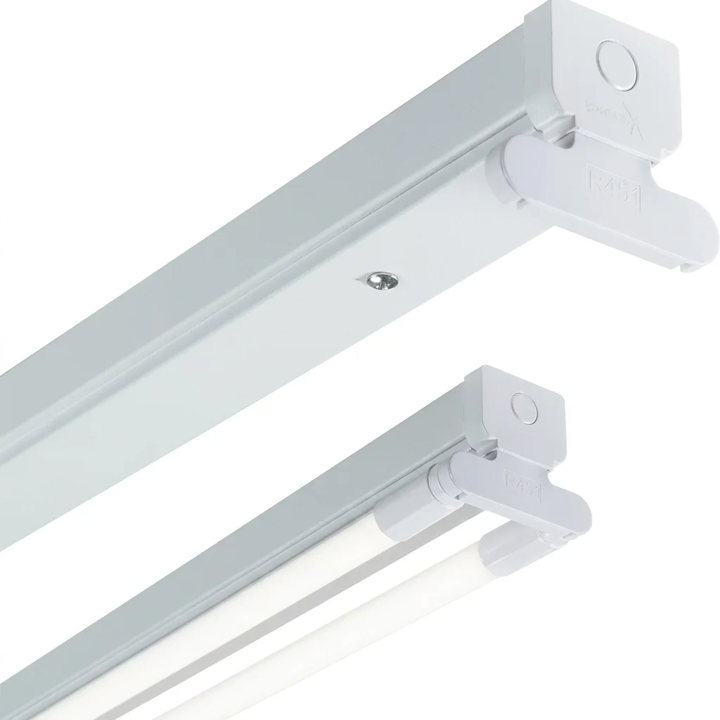 White single T5 batten fitting