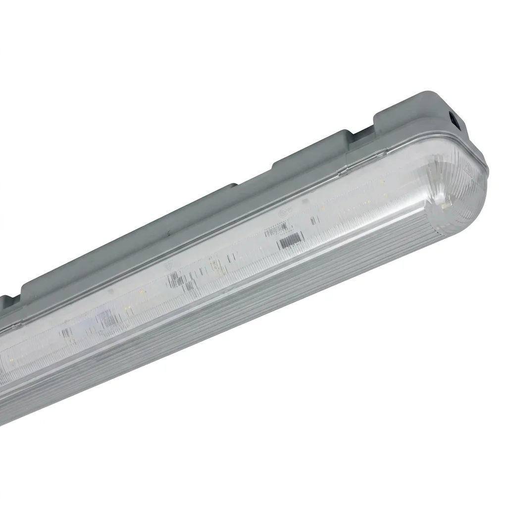 Six foot LED ready anti-corrosive fitting