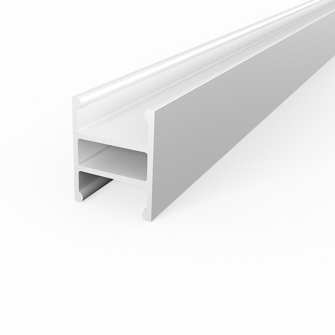 White Tech-Light surface LED profile