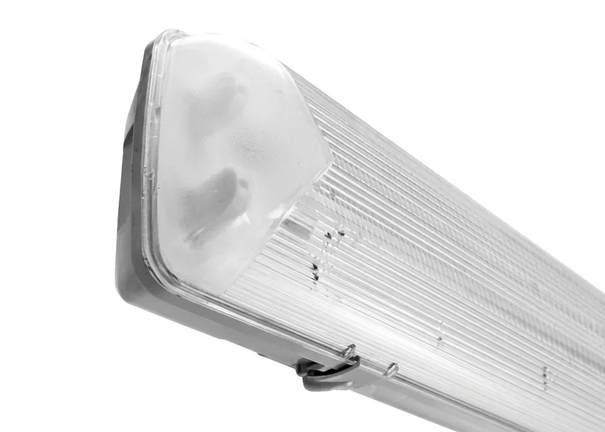 Twin two foot anti-corrosive LED ready fitting