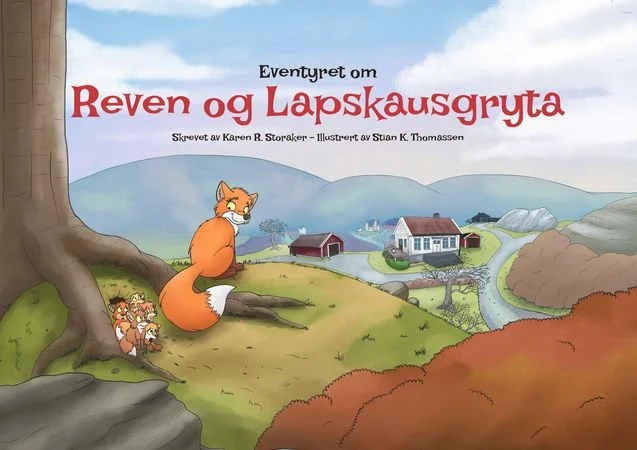 Bokomslaget til Eventyret om reven og lapskausgryta