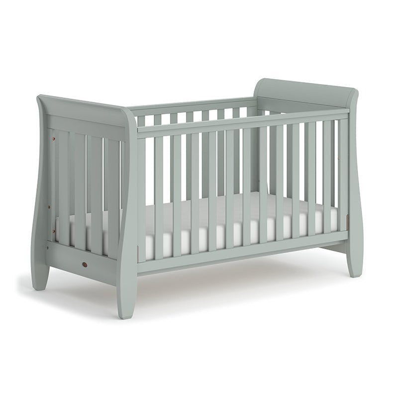 Sleigh Urbane cot bed in almond finish