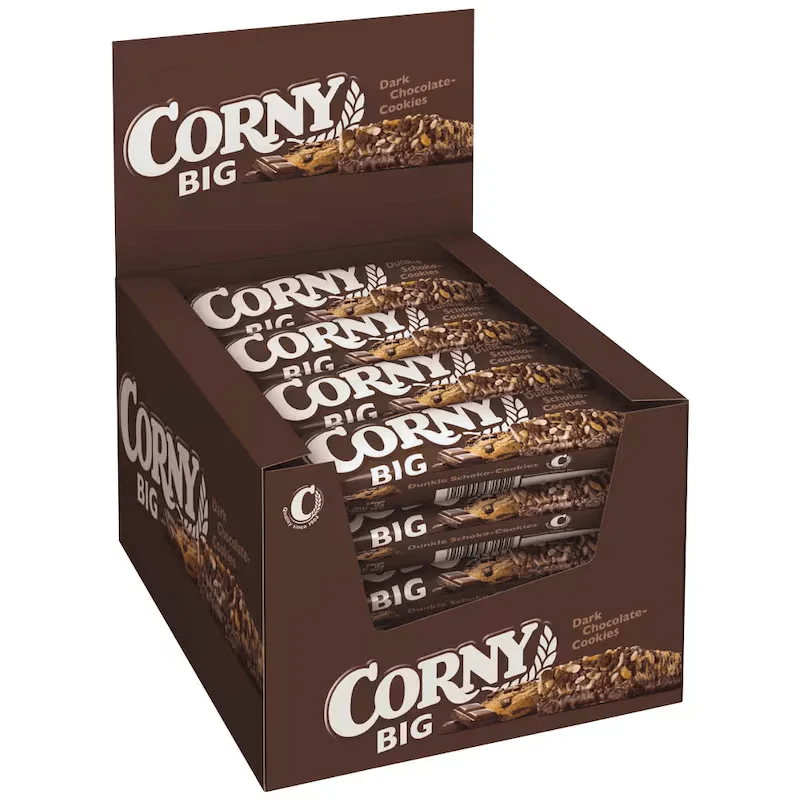 Corny Big Dark Schoko Cookie Müsliriegel als Packungsabbildung