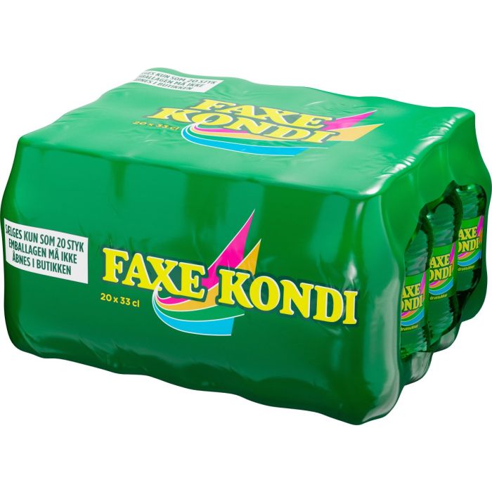 Faxe Kondi PET-Flaschen im Mehrfachgebinde