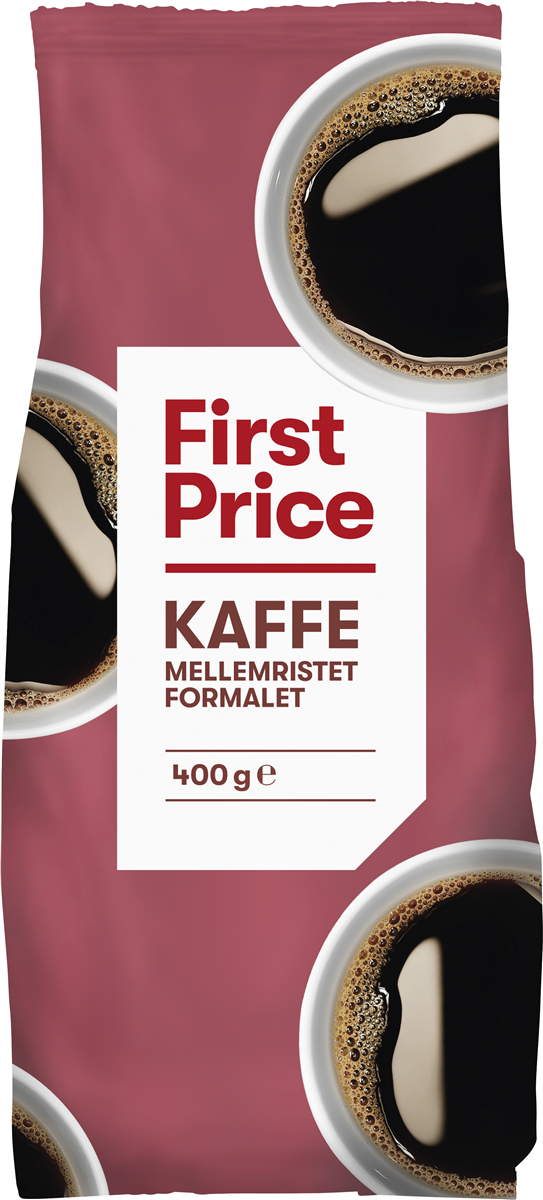 First Price gemahlener Kaffee in einer Packung