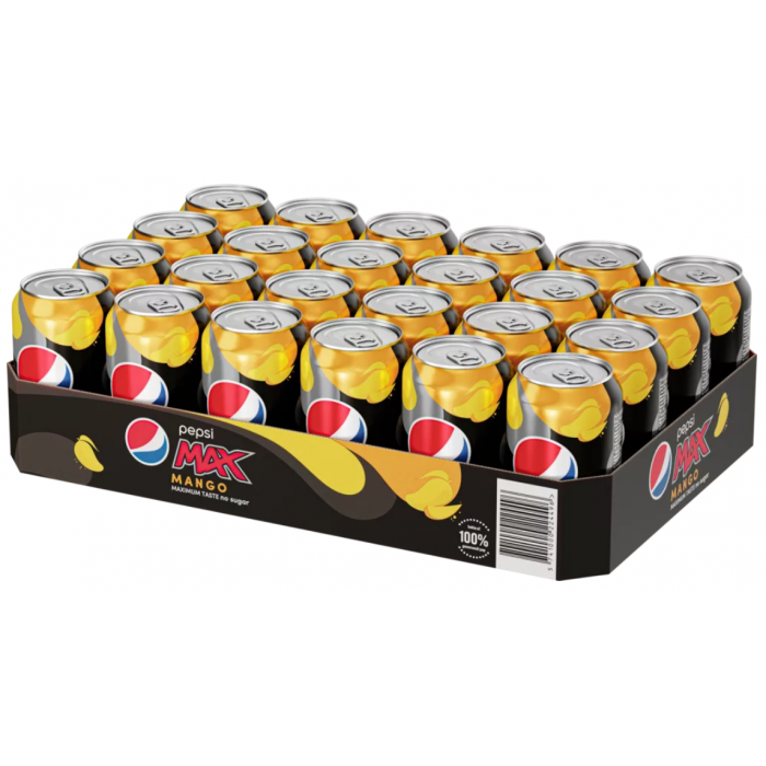 Pepsi Max Mango Dosen im Tray