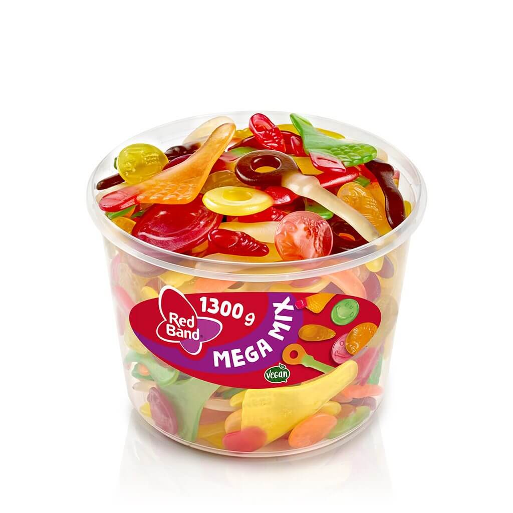 Red Band Mega Mix Fruchtgummi in der Packung