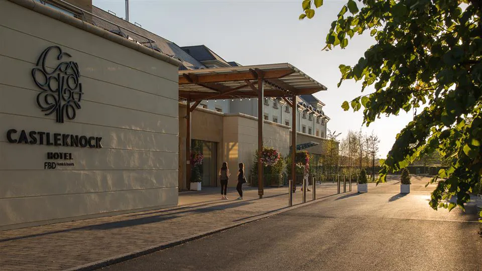 Castleknock Hotel exterior with landscaped grounds