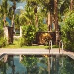 Coastal resort setting at Club Med Seychelles