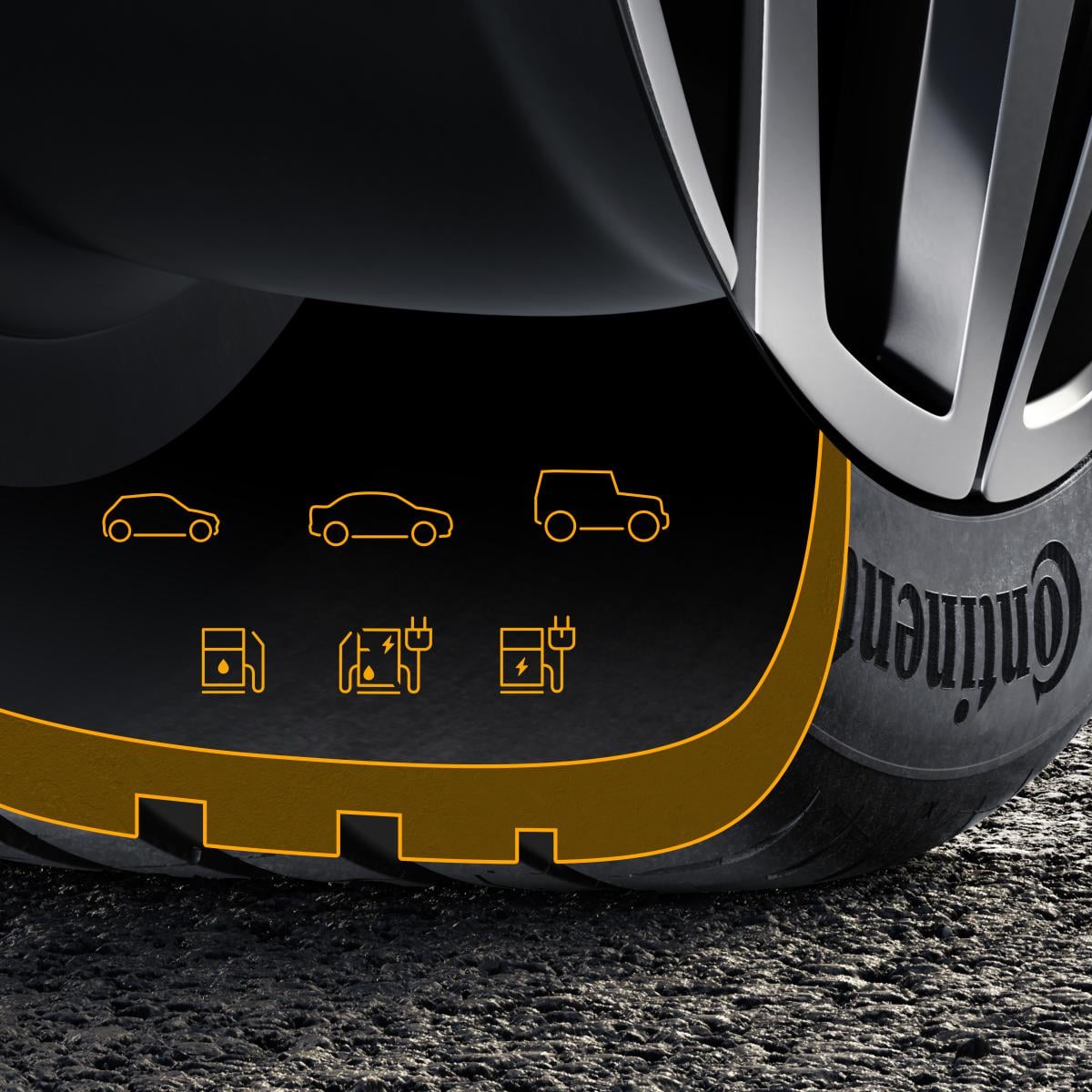 Detailmotiv zum Continental PremiumContact 7