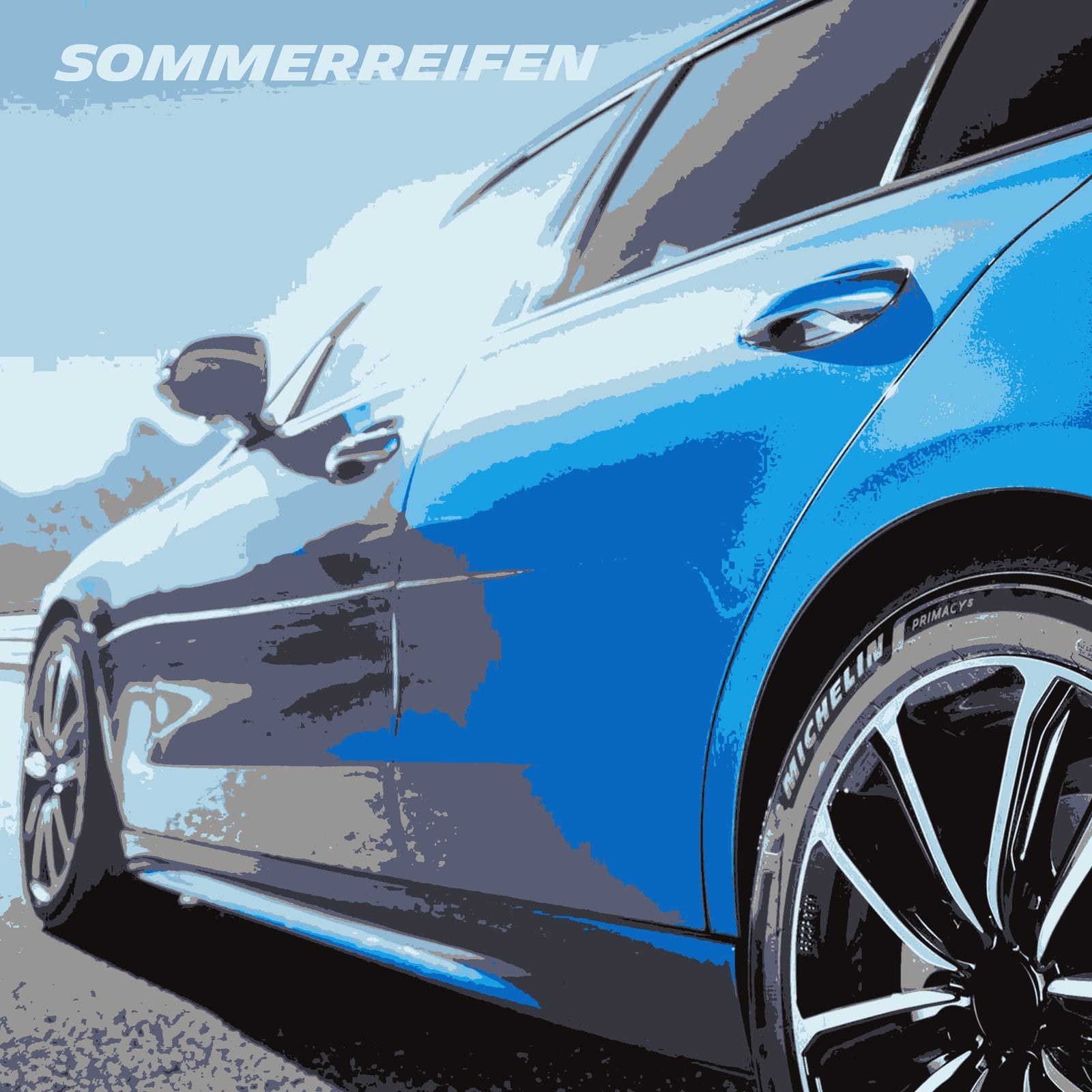 Michelin Sommerreifen in einer Markenszene
