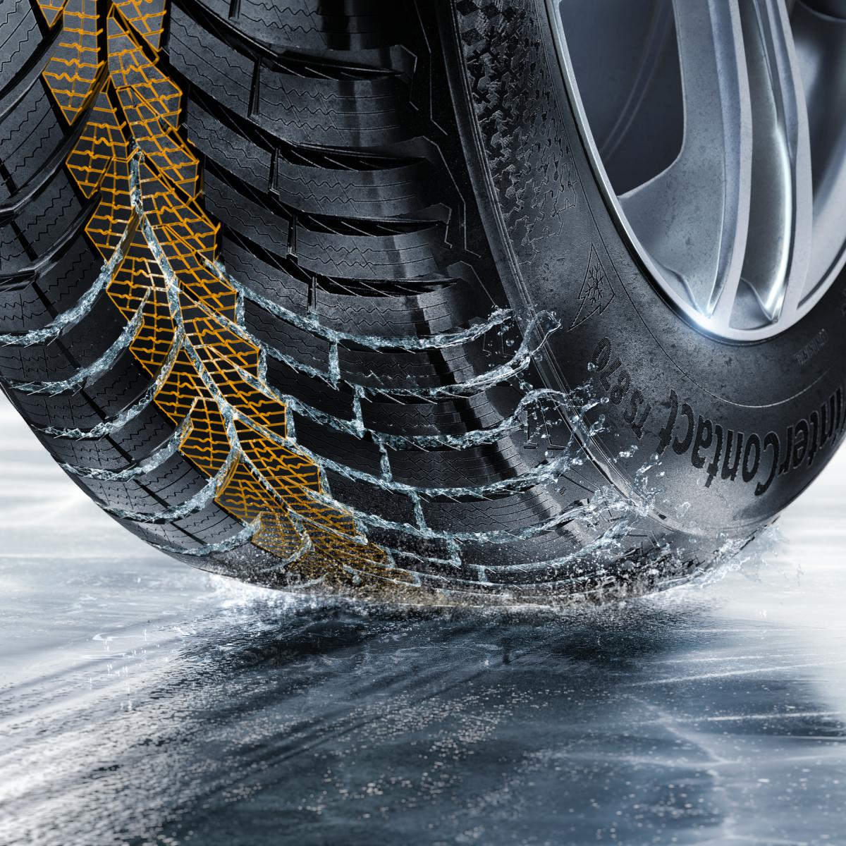 Technische Detailansicht des Continental WinterContact TS 870