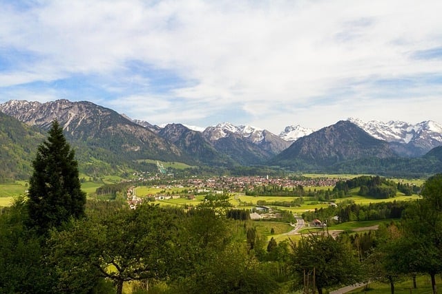 Alpenpanorama als mögliches Ziel eines Ausflugs