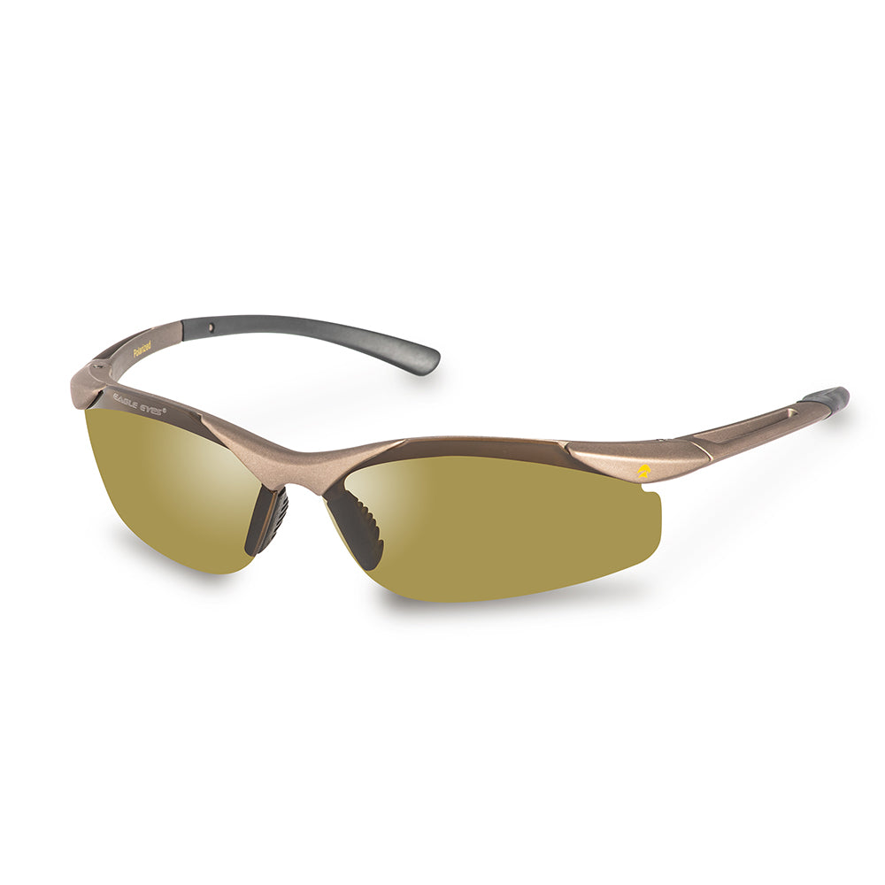 Lentes Blade Sun con marco bronce y lente ámbar