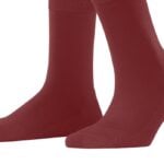 Rote ClimaWool Damen Socken von Falke