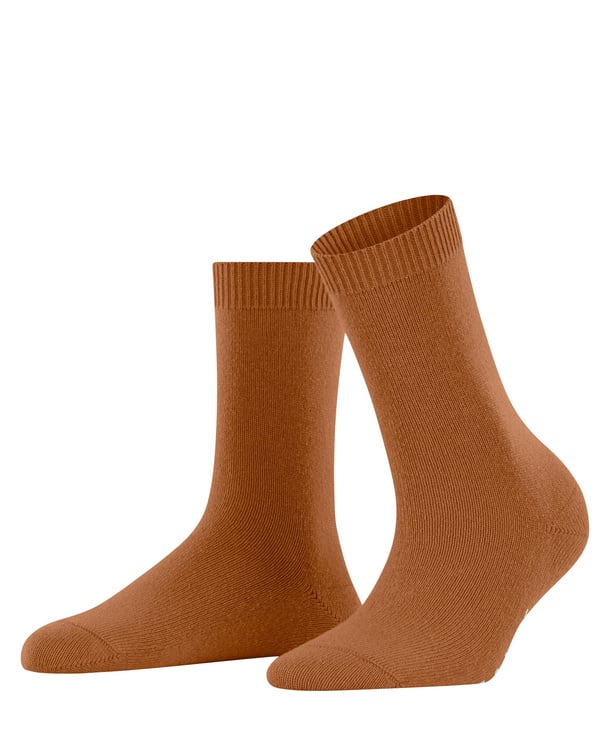 Braune Cosy Wool Damen Socken von Falke