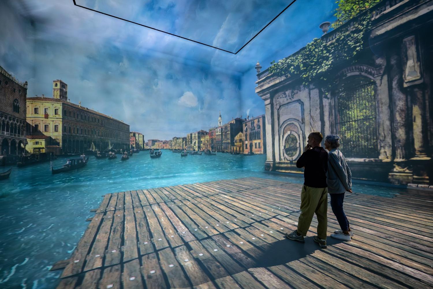 Canaletto artwork presented in a Frameless gallery