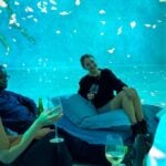Frameless immersive gallery during a Lates evening