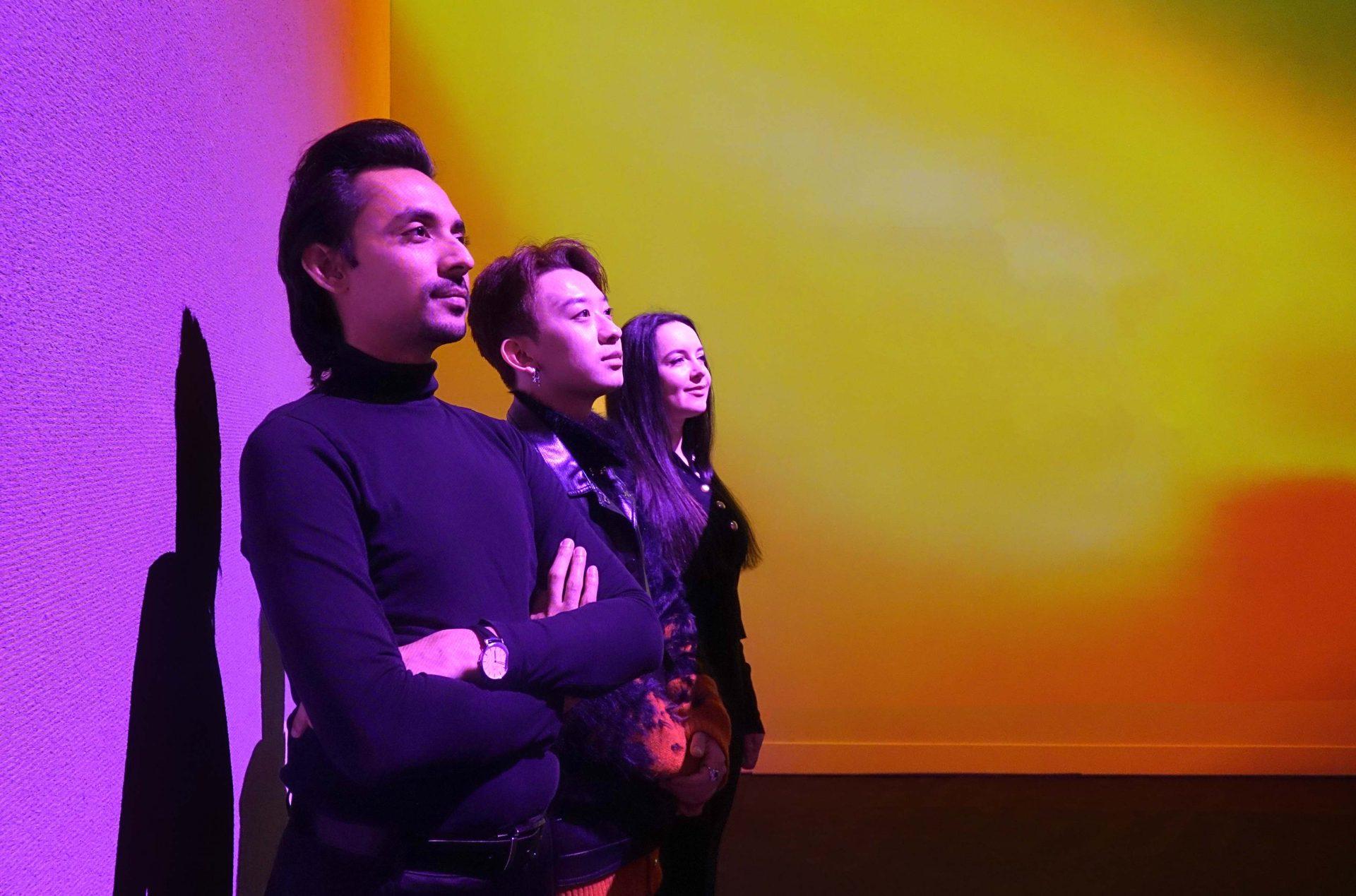 Colourful immersive art installation at Frameless