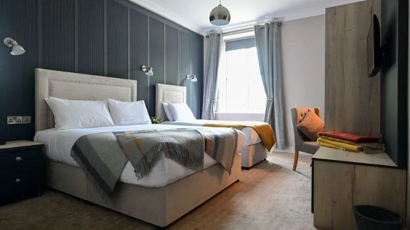 Bedroom at the Abbey Court Hotel