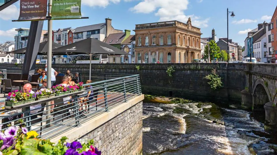 Boardwalk view near The Glasshouse Hotel in Sligo