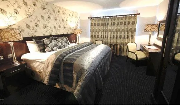 A hotel bedroom is a reminder to check the room type and occupancy on the selected offer.