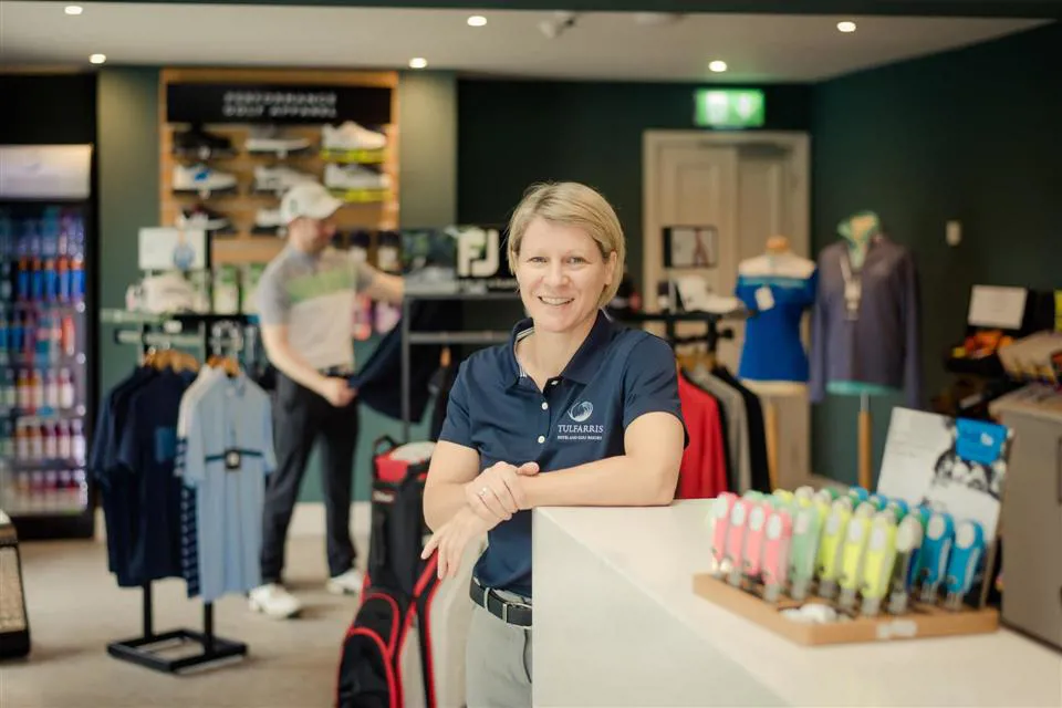 Golf pro shop at Tulfarris Hotel and Golf Resort