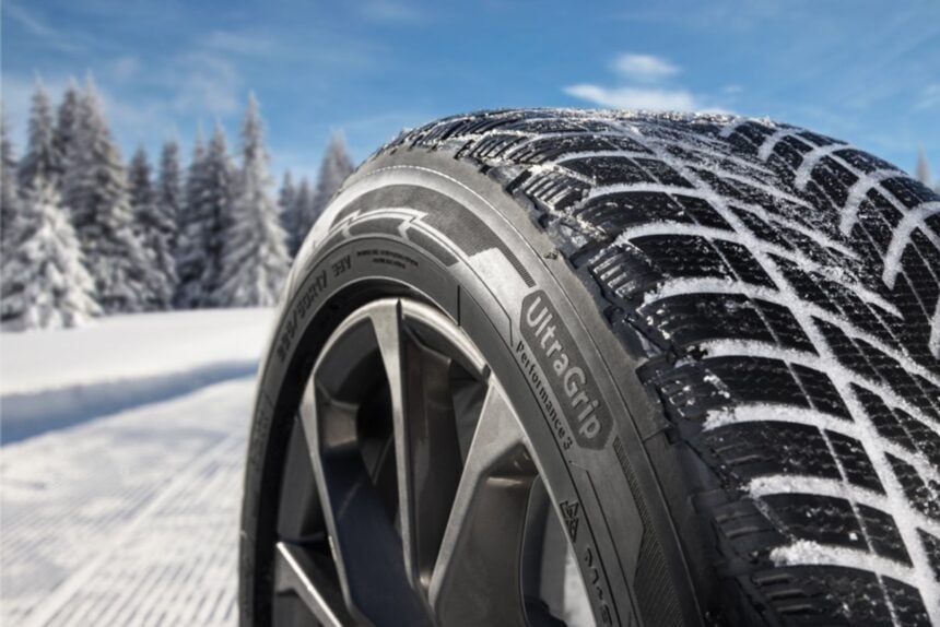 Goodyear UltraGrip Performance 3 winterreifen auf Schnee