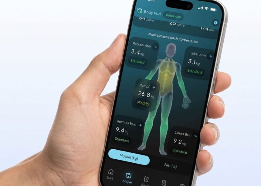 Hume Health App auf einem Smartphone