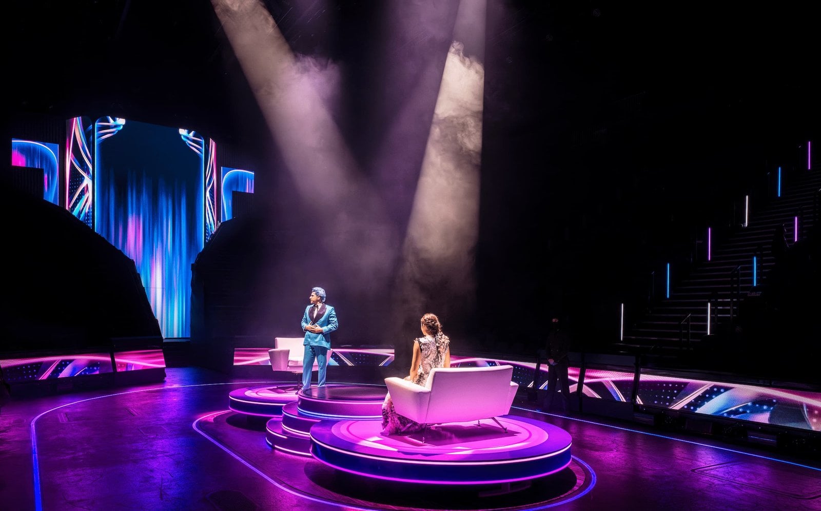 A scene from the Hunger Games theatre production