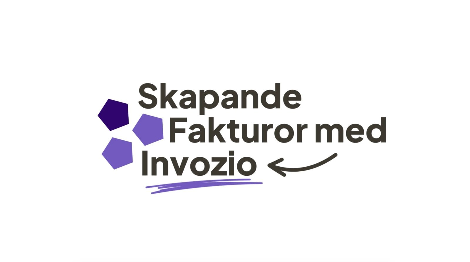 Skapa en faktura i Invozios arbetsflöde